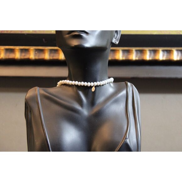 dP Doug Paulus Faceted Moonstone Rhinestone Stretch Necklace - Picture 8 of 8